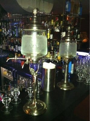 absinthe fountain at tag