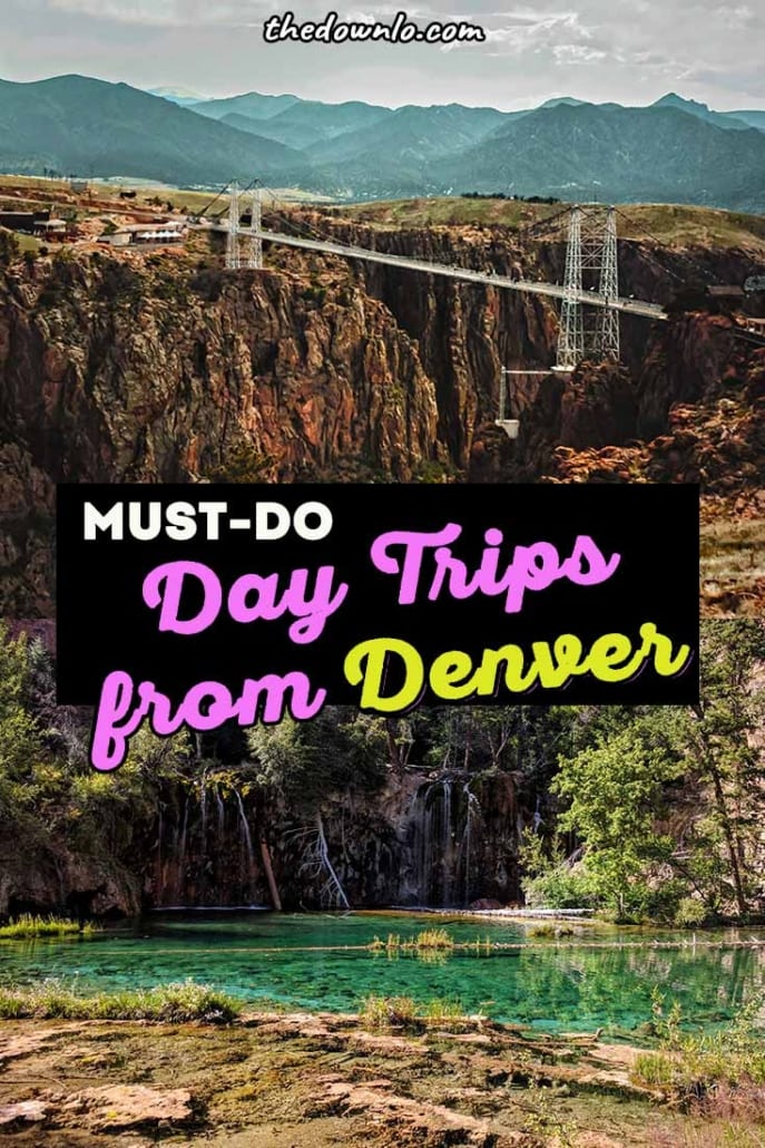 The best day trips from Denver, Colorado to have on your bucket lists with kids. Fun things to do in the Rocky Mountains, Red Rocks, surrounding cities like Boulder and Colorado Springs, and the national parks in winter and summer. Pack the car and make it a road trip for hiking, photography, nature and scenery! This is USA travel and vacation goals with what to do in pictures and Instagram spots. #colorado #denver #roadtrips