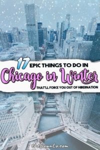 If you're looking for things to do in Chicago for a winter weekend, we have plenty of cold weather free and unique fun downtown in the Windy City from what to do in Chicago during the holidays to beautiful places to ice skate, shop at Water Tower, food, and photography for Lake Michigan. Put it on your bucket lists -- the best cheap, local, and solo recommendations with kids, a family, or couples. #chicago #winter #travel #trips #holidays