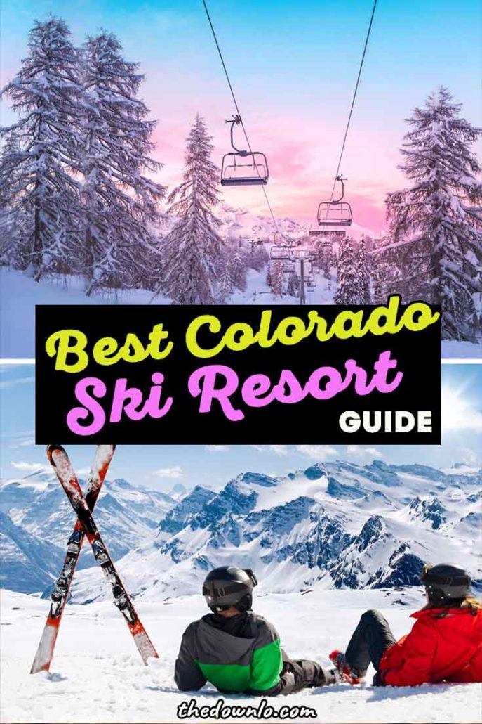 Colorado ski resorts: Headed to CO for a winter skiing or snowboarding trip? Here are the best ski resorts in Colorado for beginners to experts and everyone in between with kids or solo. We have plenty of family friendly ski areas for fun vacations in the snow in beautiful places in the United States from Vail to Aspen, Telluride, Beaver Creek, Winterpark, and Breckenridge plus fun snow activities off the slope. #usa #winter #ski #skiing #co #colorado