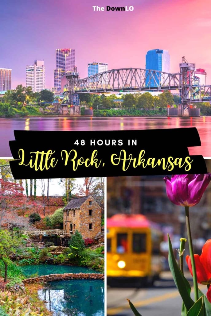 Looking for things to do in Little Rock, Arkansas? Put these restaurants, photography spots, and beautiful places on your bucket lists. You don't want to miss the River Market, downtown skyline, historical places, and nature hiking. It's Southern Living at it's finest and a awesome road trips with kids. #littlerock #arkansas #travel