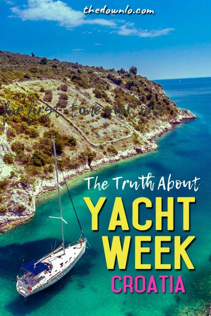 Yacht Week in Croatia is a glamorous way to cruise the Baltic, but is the cost worth it? Is it a party scene the whole time? What's the sailing like? Will I be bored on the boat? Sail boats, water, summer fun, beautiful people. I'll dish on that, life on board, a suggested packing list, themes, and a travel review and pictures of this dream trip for future vacation inspiration. Girls trip, anyone? #yachtweek #sailweek #travel #trip #croatia