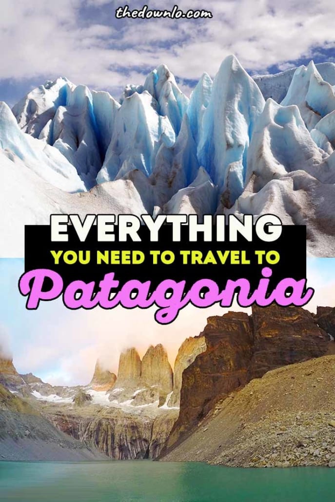 How to travel to Patagonia in Argentina and Chile. Ultimate bucket list adventure hiking destination and guide. Which national parks to visit, how to budget, amazing landscape photography, and tips for your itinerary to Torres del Paine, Glacier National Park, and more in South America. #bucketlists #southamerica #patagonia #chile #argentina