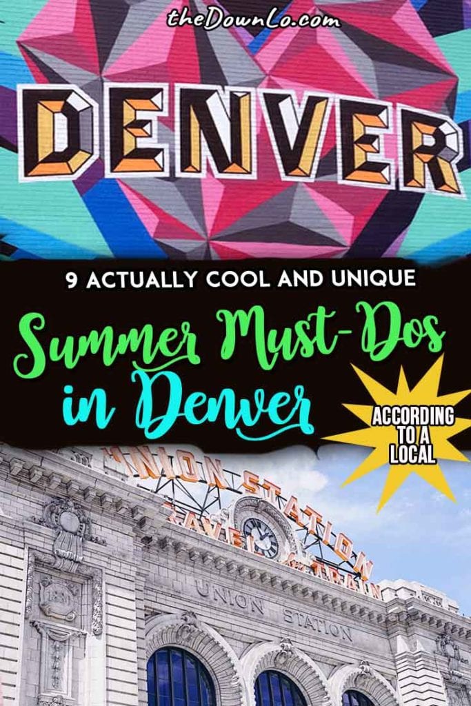 Summer in Denver is special. Sure you can hightail it to the Rocky Mountains to hike, bike or raft, but there are plenty of things to do right downtown in the city. For travel enthusiasts, here's how to dominate the Mile High City this season with kids or photography lovers. Put these fun activities on your bucket list and plan your USA road trips vacations to Colorado today. #denver #summer #travel #vacation #roadtrip
