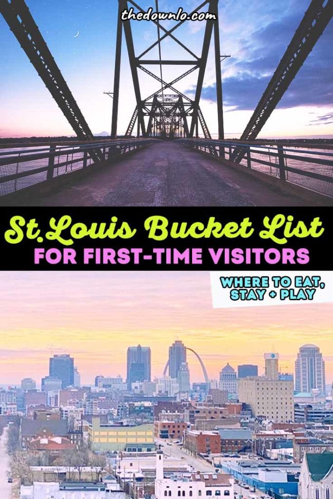 Free and fun things to do in St. Louis, Missouri in winter, spring and summer. Plan romantic or family vacations to the Midwest with travel ideas, restaurants and attractions in Grand Center arts district and Union Station. See Gateway Arch national park, City Museum, and other interactive art and museums for a culture filled weekend trip. #stl #stlouis #stlmo #midwest #travelguide