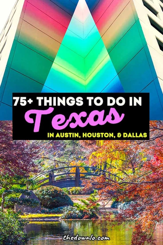 The best things to do in Texas for southern bucket lists and weekend getaways. Fun travel attractions in Austin, Dallas, Houston, and beyond with kids, couples or girls trips. Free and cool places to visit for road trips and photography from Hill Country to San Antonio, national parks Instagram spots for nature, adventure and city escapes. Vacation ideas in #Texas and the South. #tx #roadtrip #usa