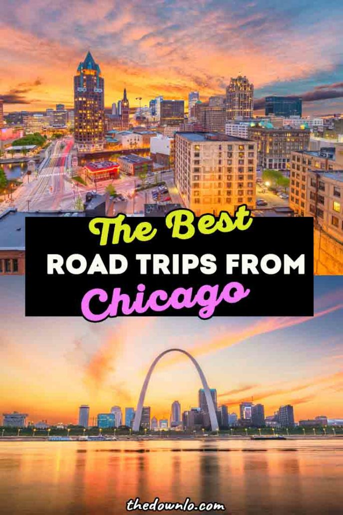 The best road trips from chicago for weekend getaways from the windy city. Head to Wisconsin, Michigan for family fun and drive destinations.