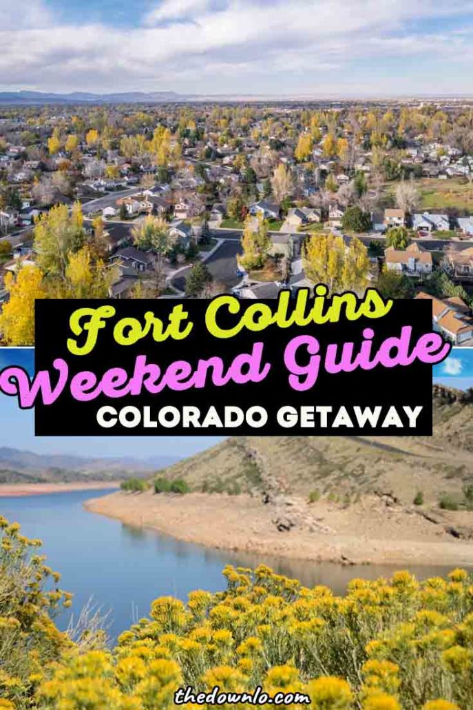 Fort Collins Colorado weekend guide. What to do at CSU, the best restaurants in Fort Collins, hike at Horsetooth Reservoir and play just an hour road trip from Denver.
