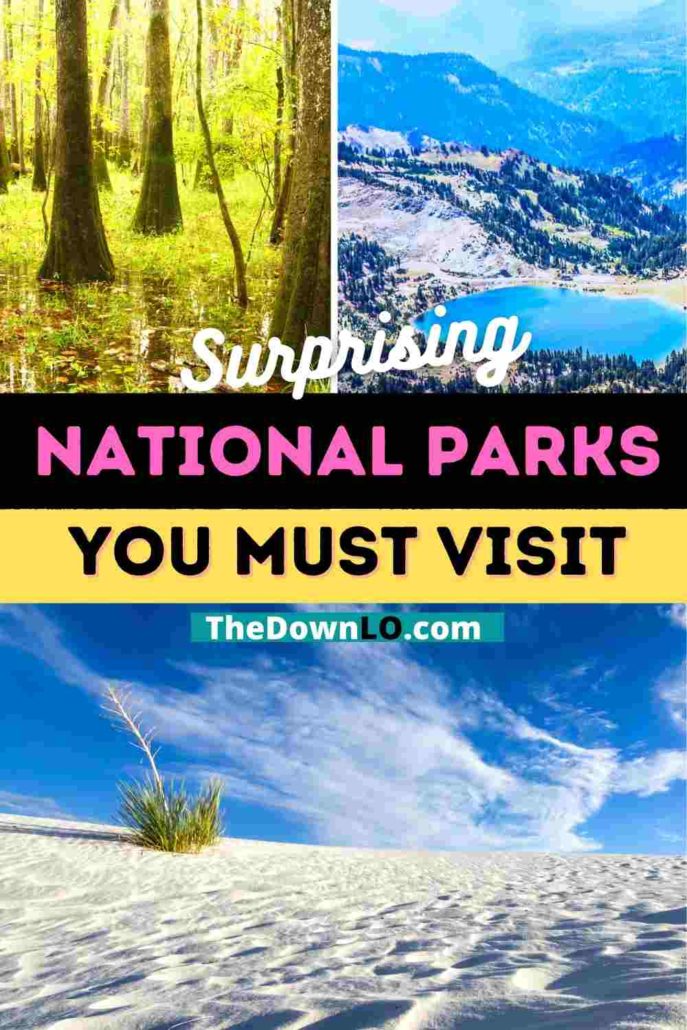 Check out these underrated national parks in America for weekend getaways and summer road trip ideas. Escape outdoors for nature and adventure. #roadtrip #usa #nature #nationalpark #travel