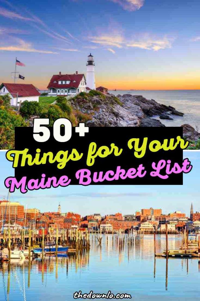 Maine Bucket List - Things to do in Maine, where to go from Portland to Bar Harbor. What to see in Acadia National Park, where to eat in Maine, the best lobster, outdoor and sailing experiences for adventure and road trips on the east coast. Maine attractions for families, weekend getaways and everyone from Bangor to Kennebunkport and all the coastal towns. 