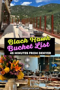 Black Hawk Colorado Guide - Visit Monarch Hotel Casino and Spa just 45 minutes from Denver for a great girlfriend getaway or road trip to the Rocky Mountains. Stay and play for the weekend for an easy and luxurious Colorado road trip.