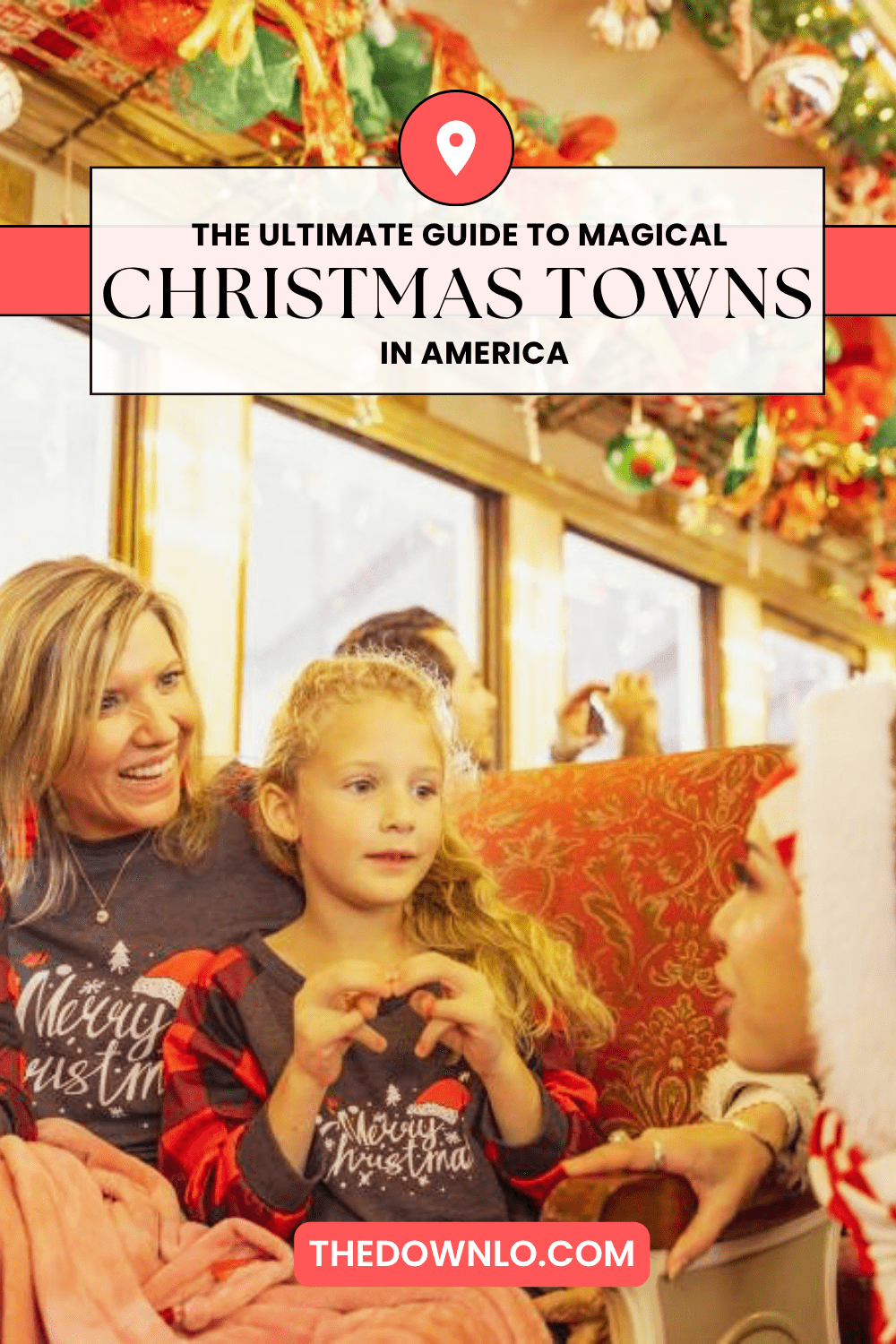 The Most Magical Christmas Towns in America for winter travel and holiday trips in the US.