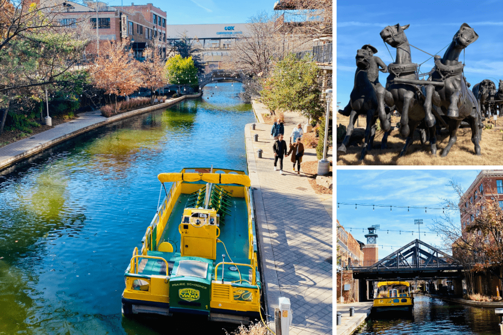The Bricktown Canal is one of the best things to do in Oklahoma City. Explore the Riverwalk District in the heart of downtown.